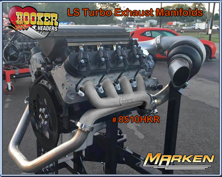 Hooker LS Turbo Exhaust Manifolds 8510HKR